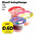 Kissell kohupiimaga 150 g 3 sorti