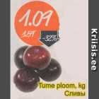 Tume ploom, kg