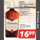 Магазин:Hüper Rimi,Скидка:Whisky
Ballantines Finest,
40%, 1000 cl
