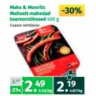 Maks & Moorits Maitselt mahedad toorvorstikesed 450 g