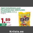 M&M PIIMAŠOKOLAAD
MAAPÄHKLIGA VÄRVILISES
GLASUURIS 