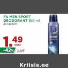 FA MEN SPORT
DEODORANT 