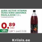 AURA ACTIVE VITAMIN
ÕUNA-KIRSI-AROONIA
MAHLAJOOK 