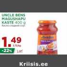 UNCLE BENS
MAGUSHAPU
KASTE 