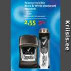 Allahindlus - rexona Invisible Black & White deodorant meestele