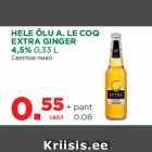 HELE ÕLU A. LE COQ
EXTRA GINGER