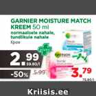 GARNIER MOISTURE MATCH
KREEM