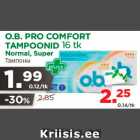 Mähkmed - O.B. PRO COMFORT
TAMPOONID