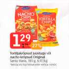 Tortiljakrõpsud juustuga või nacho-krõpsud Original