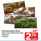 Allahindlus - Šokolaad Kalev, 300 g

