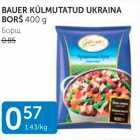 Allahindlus - BAUER KÜLMUTATUD UKRAINA BORŠ 400 G