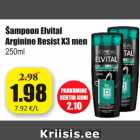Šampoon Elvital Aeginine Resist X3 men 250 ml
