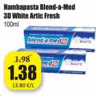 Allahindlus - Hambapasta Blend-a-Med
3D White Artic Fresh
100ml