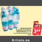 Karboniseeritud
looduslik mineraalvesi
Värska Mineral , 6 x 1 l