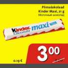 Allahindlus - Piimašokolaad Kinder Maxi