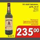 Alkohol - Iiri viski Jameson