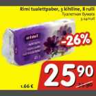 Магазин:Hüper Rimi, Rimi,Скидка:Туалетная бумага