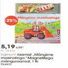 Allahindlus - Egmont raamat "Mangime masinatega". Magnetitega mänguraamat