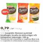Магазин:Selver,Скидка:Закуска из сурими с сыром  Banzai,с сыром и лимоном или халапеньо