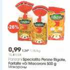 Allahindlus - Panzani Specialita Penne Rigate,Farfalle või Macaroni