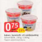 Allahindlus - Kakao-, karamelli- või vaniljepuding 