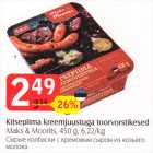 Allahindlus - Kitsepiima kreemjuustuga toorvorstikesed
