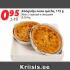 Allahindlus - Köögivilja-kana quiche, 115 g