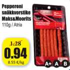 Pepperoni snäkkvorstike Maks&Moorits