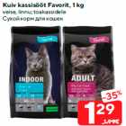 Kuiv kassisööt Favorit, 1 kg


