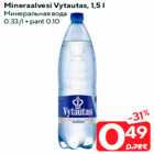Allahindlus - Mineraalvesi Vytautas, 1,5 l
