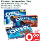 Allahindlus - Küpsised täidisega Oreo, 176 g

