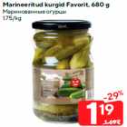 Marineeritud kurgid Favorit, 680 g
