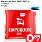 Allahindlus - Hapukoor Tere, 20%, 500 g
