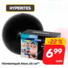 Магазин:Hüper Rimi,Скидка:Мяч гимнастический Atom, 65 см **