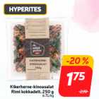 Allahindlus - Kikerherne-kinoasalat
Rimi kokkadelt, 250 g