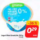 Магазин:Hüper Rimi, Rimi, Mini Rimi,Скидка:Йогурт Rimi GreatLife, 150 г