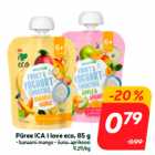 Allahindlus - Püree ICA i love eco, 85 g