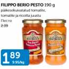 Allahindlus - FILIPPO BERIO PESTO 190 G