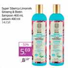 Allahindlus - Super Siberica Limonnik Ginseng & Biotin šampoon 400 ml, palsam 400 ml