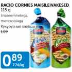 Allahindlus - RACIO CORNIES MAISILEIVAKESED 115 g