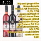 Hispaania geograafilise tähisеgа lauavein Frеixеnеt Ash Tree Estate,12,5%,0,75l .Саrdоnnау Масаbео
. Bobal Саbеrnеt Rose Hispaania kaitstud geograafilise tähisеgа vein Freixenet Ash Тrее Estate Shiraz-Monastrel,14%,0,75l