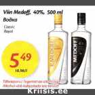 Allahindlus - Viin Medoff, 40%, 500 ml