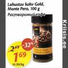 Lahustuv kohv Gold, Monte Pero, 100 g