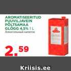 AROMATISEERITUD
PUUVILJAVEIN
PÕLTSAMAA
GLÖGG