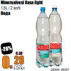 Allahindlus - Mineraalvesi Rasa light
