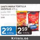 Allahindlus - SANTA MARIA TORTILLA KRÕPSUD 475 G