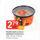Piparkoogid punases plastikust jõulutoosis