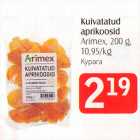Kuivatatud aprikoosid