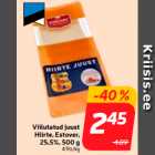 Viilutatud juust
Hiirte, Estover,
25,5%, 500 g