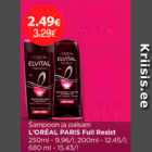 Šampoon ja palsam   L'OREAL PARIS Full Resist
